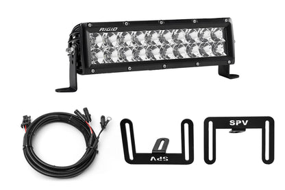 SPV Parts 2017-2020 Ford F-150 Raptor (FULL SIZE) 10'' LOWER Grille Light Bar Kit w/ Rigid Radiance LED (Behind Grille)