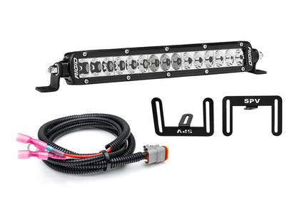 SPV Parts 2017-2020 Raptor (SLIM) 10'' LOWER Grille Light Bar Kit Rigid LED (Behind Grille)