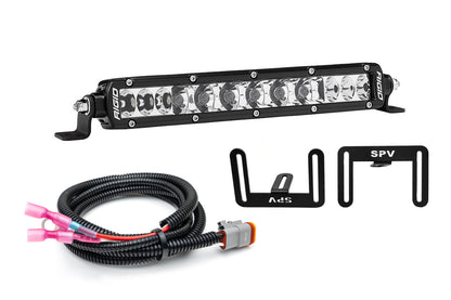 SPV Parts 2017-2020 Raptor (SLIM) 10'' LOWER Grille Light Bar Kit Rigid LED (Behind Grille)