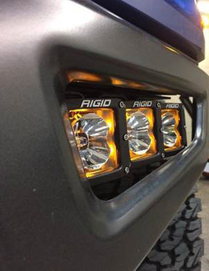 SPV Parts PREMIUM 2017-2020 Raptor Triple Fog BRACKETS V3 (Brackets ONLY. Lights sold separately)