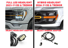 SPV Parts Harness System 2024+ F-150 (& Tremor) HYBRID LED Headlight Parking/Headlight Connector Adapter (Powers Backlights)