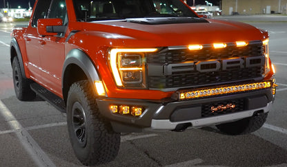 SPV Parts 2021+ Gen 3 Ford Raptor Rigid Radiance+ & SR 40 inch Bumper Light Bar Kit