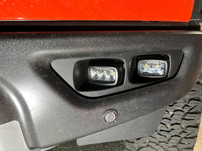 SPV Parts 2021-2026 Ford F-150 Raptor & Bronco Raptor OEM Fog Light Upgrade Kit with Brackets & Rigid SR-M Direct Replacement Lights