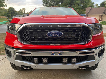 2019-2022 Ford Ranger Lower Bumper Grille Light Kit Rigid Pro D-Series
