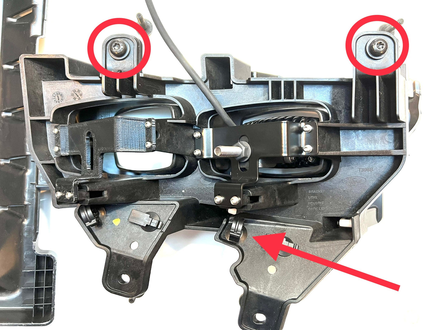 SPV Parts 2021-2026 Ford F-150 Raptor & Bronco Raptor OEM Fog Light Upgrade Kit with Brackets & Rigid SR-M Direct Replacement Lights