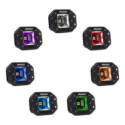 Rigid Industries Radiance+ SCENE RGBW FLUSH MOUNT LED Lights (Sold in Pairs)