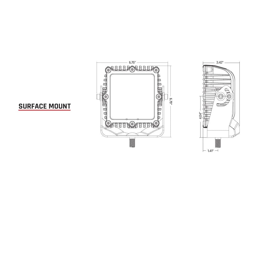 Rigid Industries Q-Series AMBER PRO LED Light PODS (Sold in Singles)