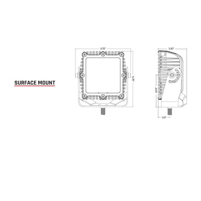 Rigid Industries Q-Series AMBER PRO LED Light PODS (Sold in Singles)