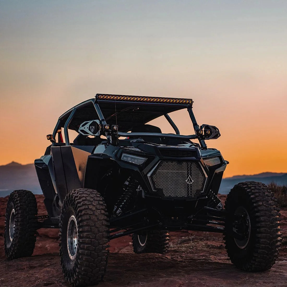 RIGID Industries Revolve Light Bar with White Backlight (10"-50" Lightbar Variations)