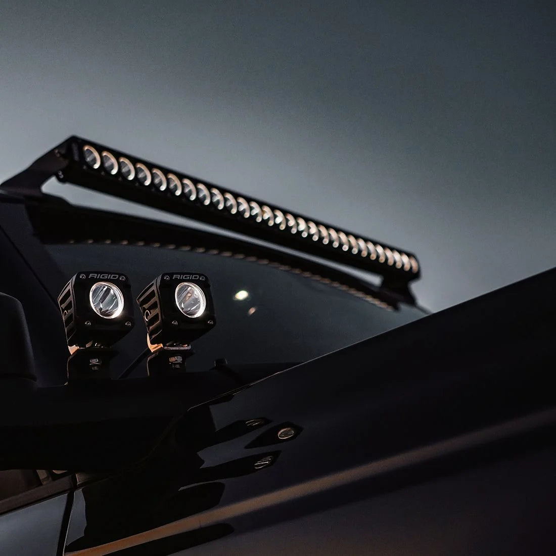 RIGID Industries Revolve Light Bar with White Backlight (10"-50" Lightbar Variations)